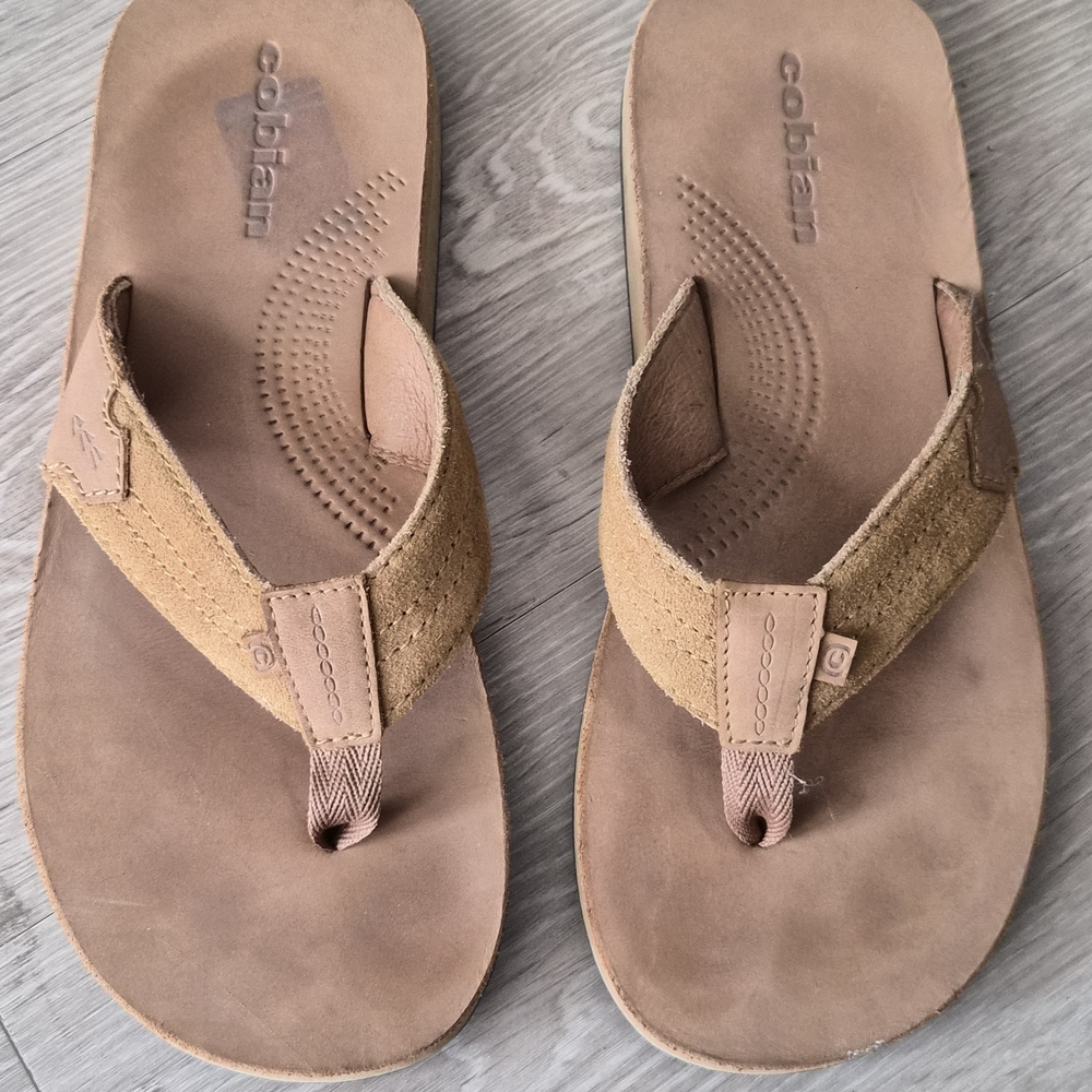 Cobian Leather Flip Flops